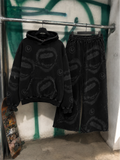 Vault mouth silhouette sweatsuit