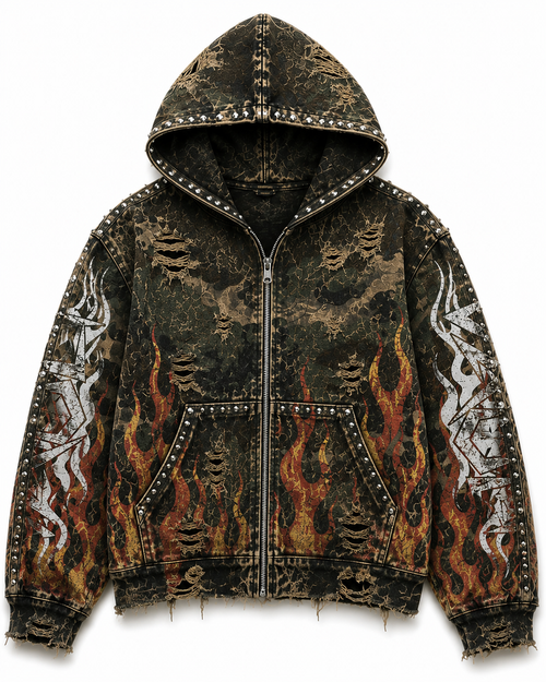 Aftermath camo Motorsport hoodie