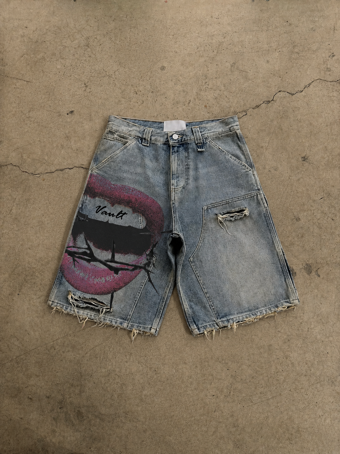 Vault mouth jorts